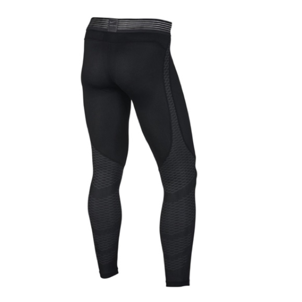 Nike Pro Hypercool Tight Leggings Black Orange Men - Picture 2 of 7